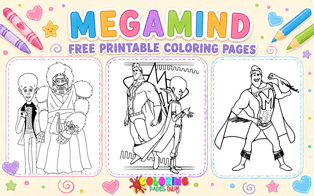 Megamind Coloring Pages