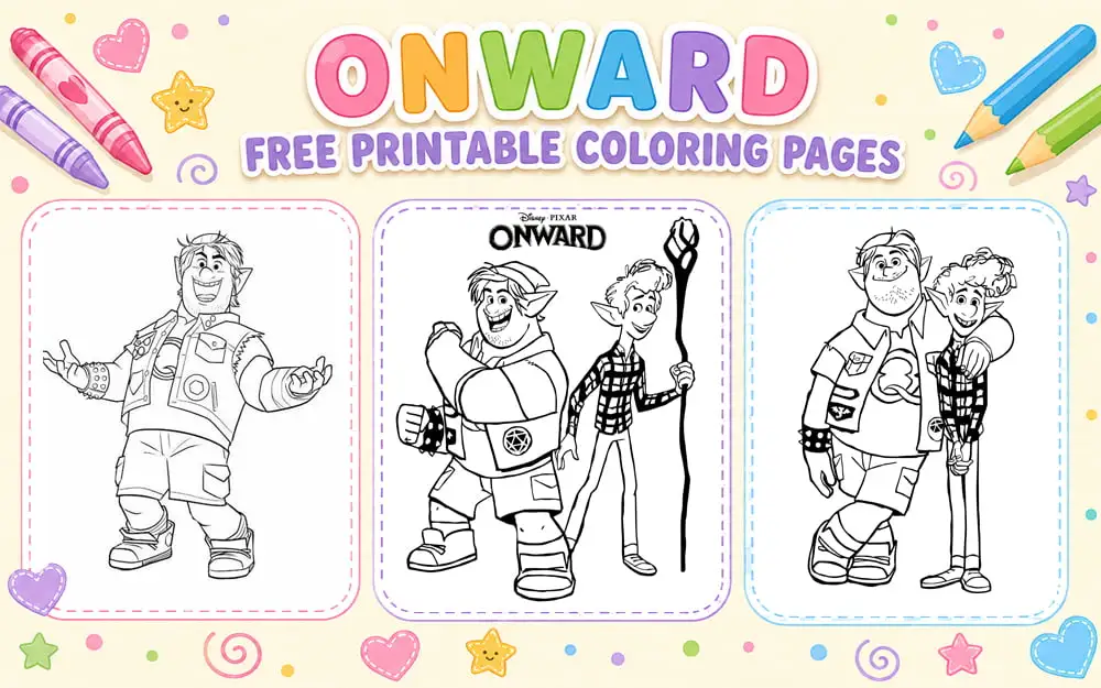 Onward Coloring Pages