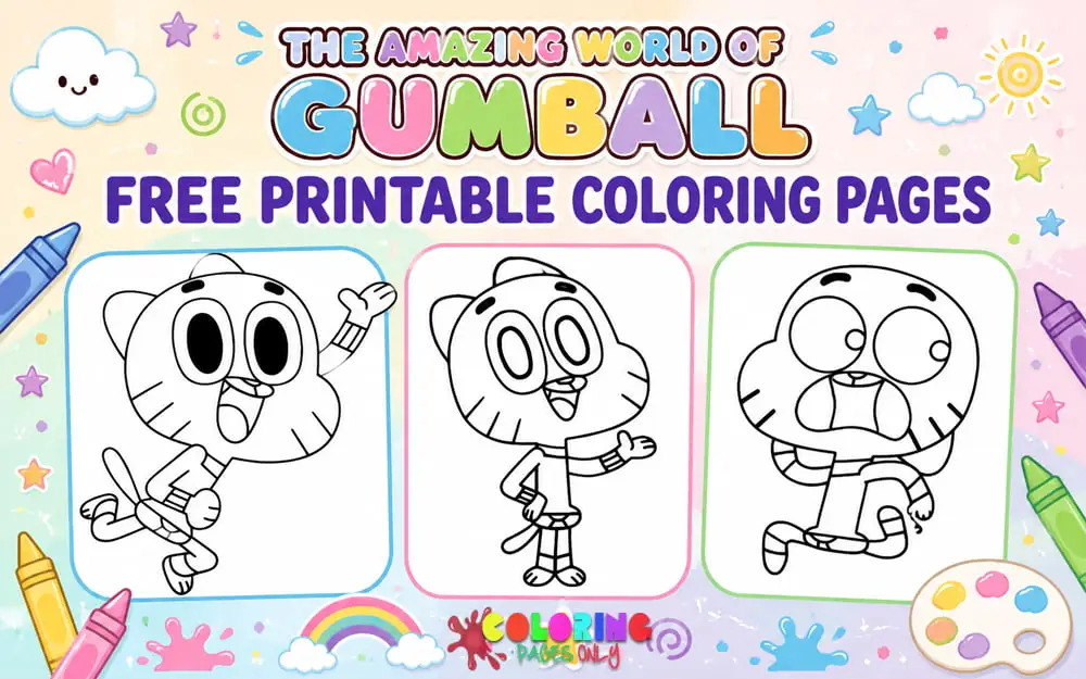 The Amazing World of Gumball Coloring Pages