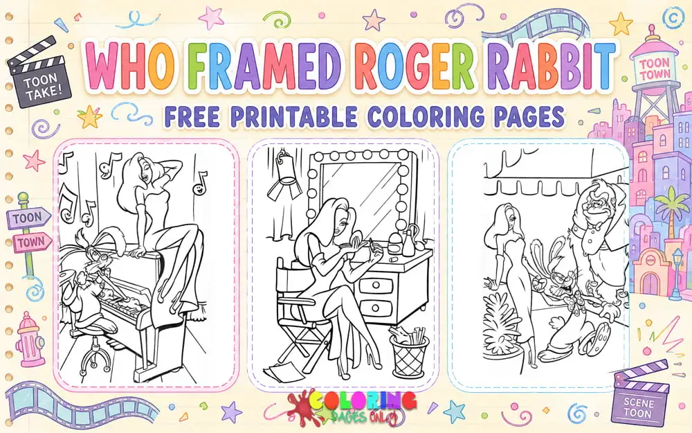 Who Framed Roger Rabbit Coloring Pages