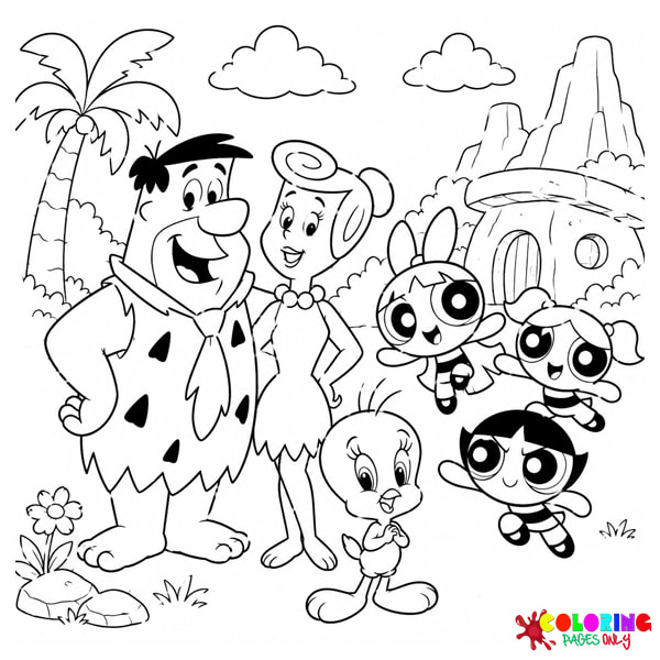 Classic & Vintage Cartoons Coloring Pages