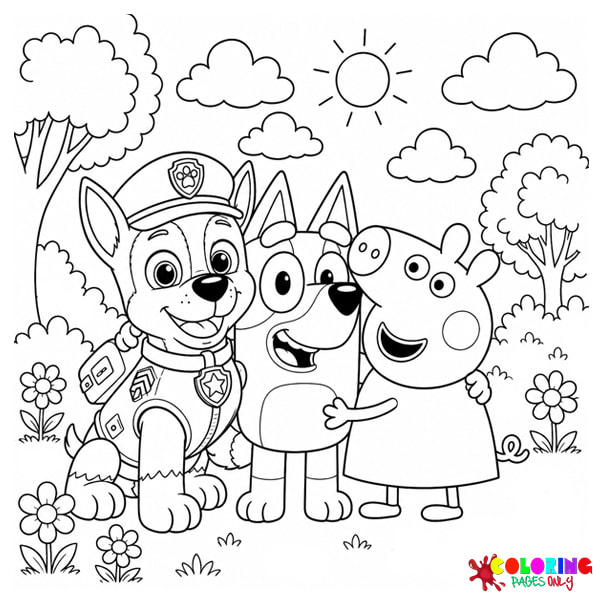 Toddler Shows Coloring Pages