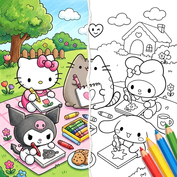 Character & Merchandise Brands Coloring Pages