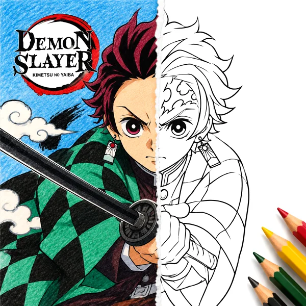 Demon Slayer Coloring Pages