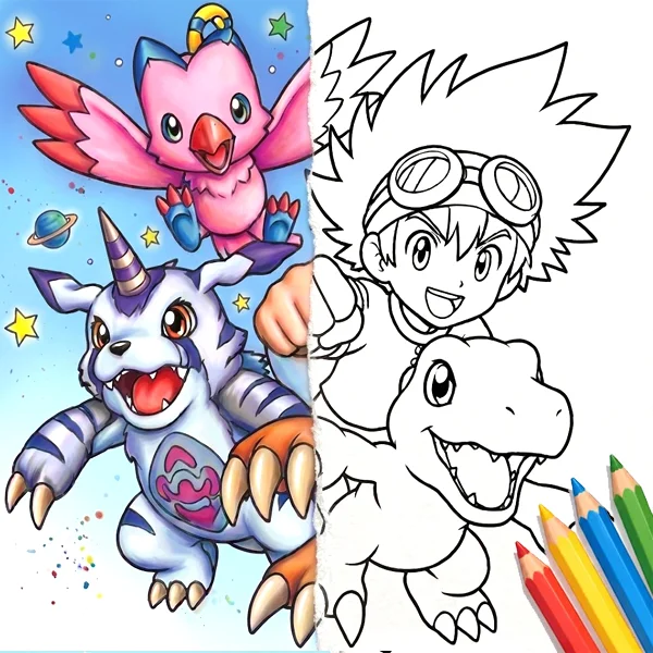 Digimon Coloring Pages