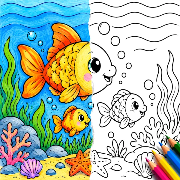 Fish Coloring Pages