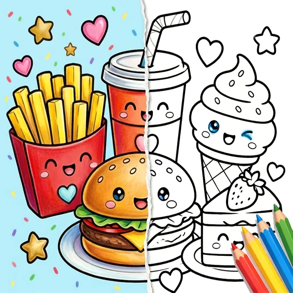 Food coloring pages