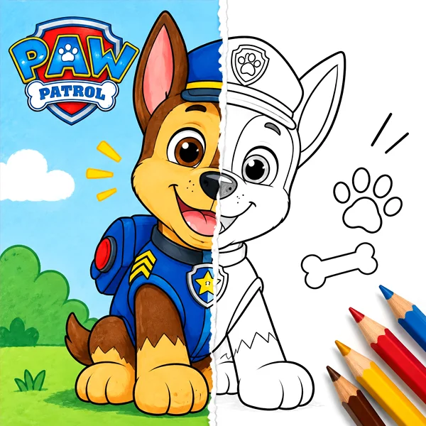 Paw Patrol Coloring Pages