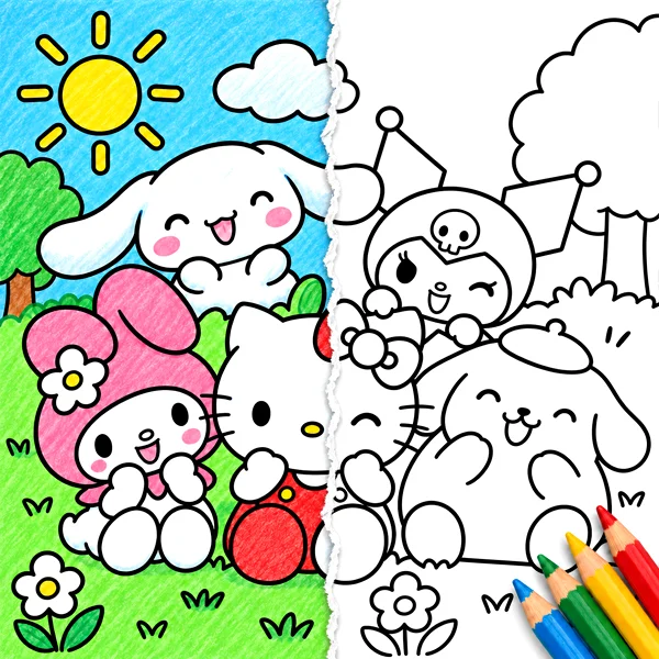 Sanrio Coloring Pages