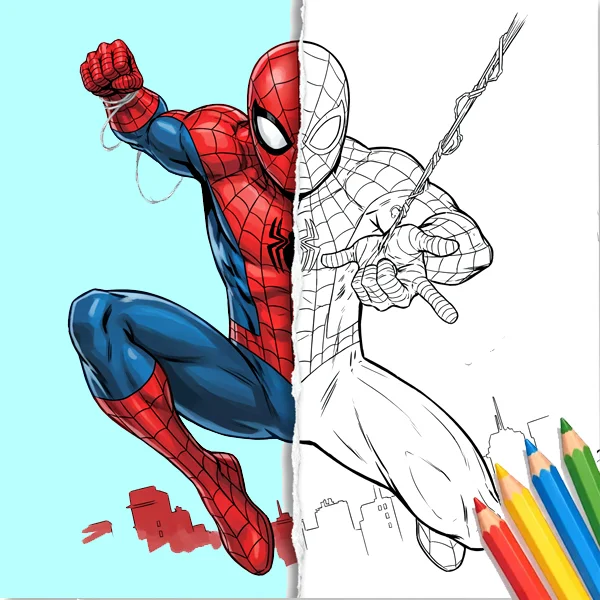 Spiderman coloring pages
