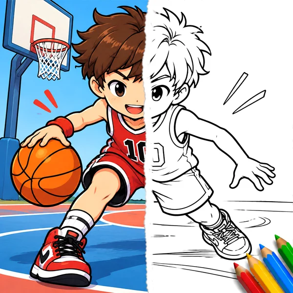 Sports coloring pages